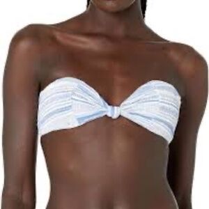 NWT Mae‎ Knot Center Smocked Bandeau Bikini